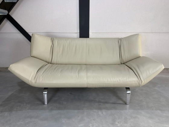 Divano Leolux Devon 2,5 posti - Pelle Wapiti Alba – Divani 2 posti, polished steel (photo 3 of 10)
