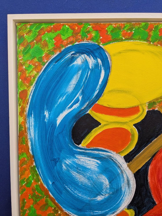 Image 1 of SOFT CELL ANIMAL PRINT INTERIOR ORIGINAL NIGEL WATERS NACH HOWARD HODGKIN