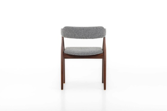 Set of 6 vintage dining chairs in grey bouclé (photo 10 of 14)