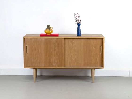 Image 1 of Deens eiken dressoir van Carlo Jensen voor Hundevad & Co, 1960S