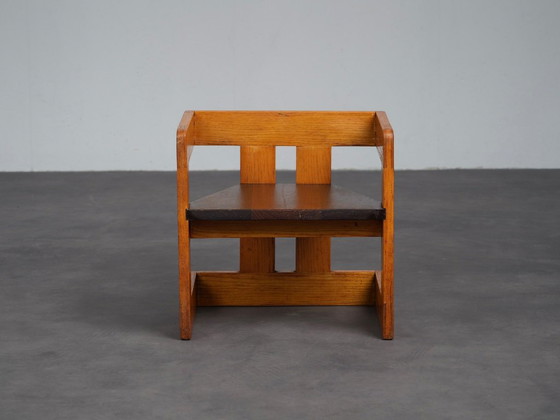 Rara Sedia per Bambini Art Déco di Pander, Paesi Bassi, anni '30 – Sedie da pranzo, Wood (photo 2 of 11)