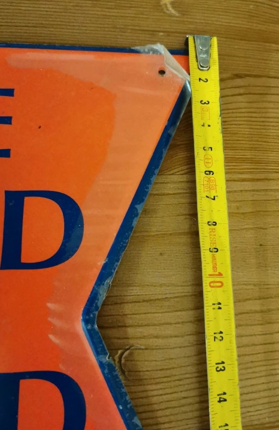 Image 1 of Vintage Pepsi-Cola Sign 🥤 - Metal Arrow