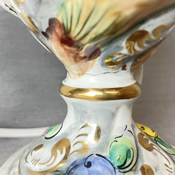 Pair of Limited Edition Portuguese Porcelain Table Lamps, by Alcobaca – Alcobaça (photo 18 of 18)
