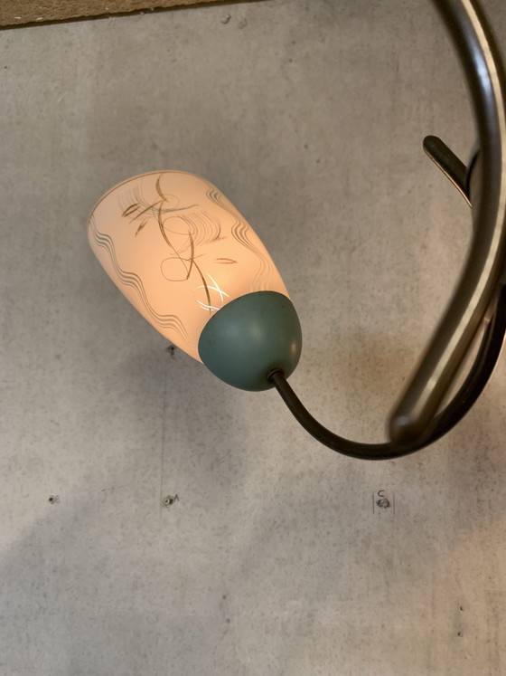 Image 1 of Vintage kroonluchter jaren vijftig ook wel Spider hanglamp genoemd.