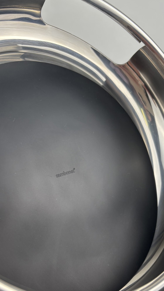 Image 1 of Sphera Sambonet bol / plateau design en acier inoxydable chromé