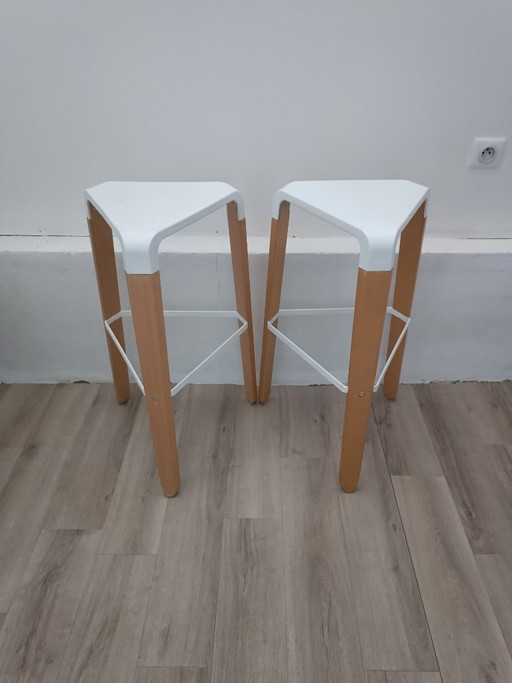 Taburetes de bar Picapau de Orlandini & Radice para Infiniti – barkrukken, Wood