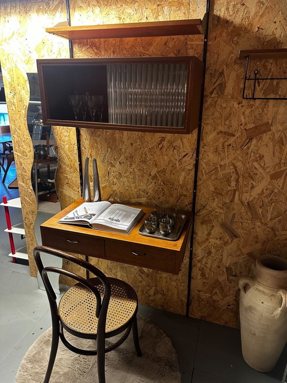 Image 1 of Mobiletto da parete vintage - scaffale - scrivania - credenza