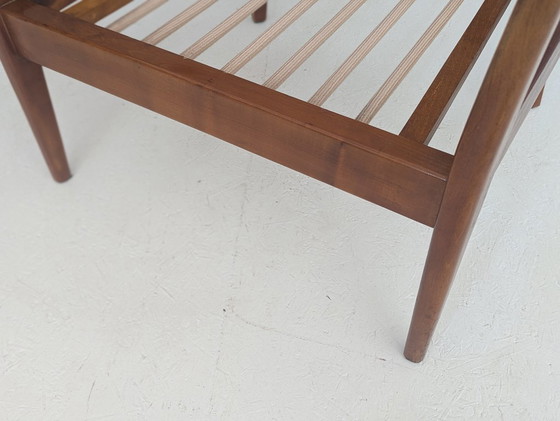 Image 1 of Poltrone in legno di ciliegio Wilhelm Knoll di metà secolo, Germania, anni '60