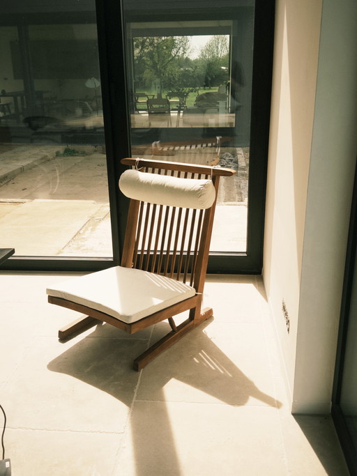 2 japanese lounge chairs, lijken vintage maar zo gekocht