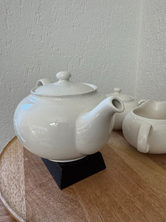 Image 1 of Théière/cafetière Barratts, sucrier et pot à lait/crème