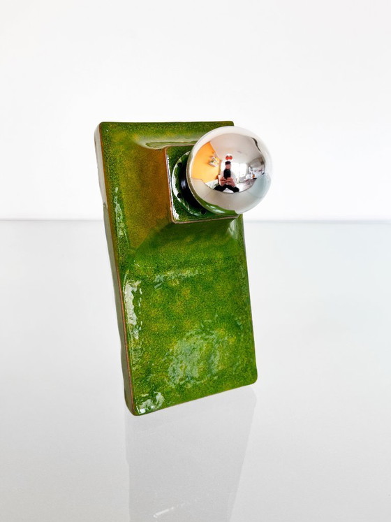 Image 1 of Vintage Ceramic Waldi Leuchten table lamp/wall lamp