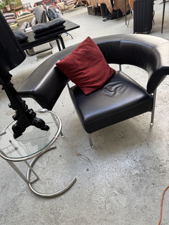 Image 1 of Ego Form loveseat tullip + Kartell lamp + Eileen Gray table