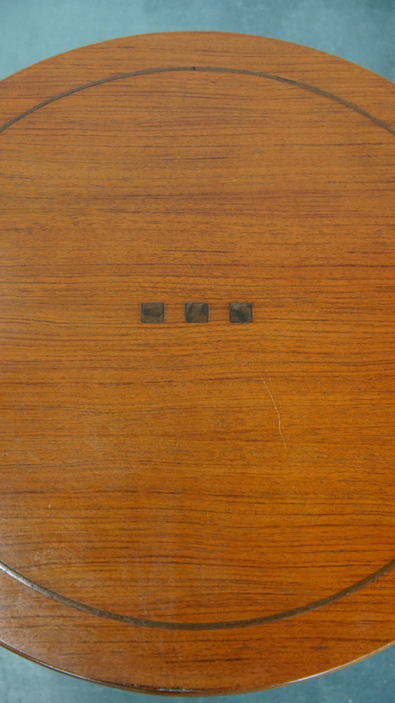 Image 1 of Mesa auxiliar/de centro redonda de diseño Art Déco Schuitema de la serie Decoforma