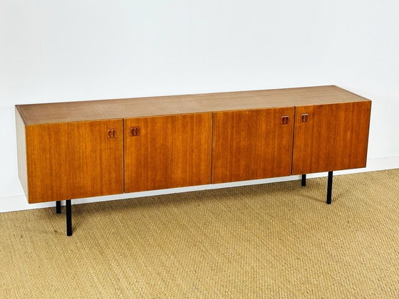 Image 1 of Minimalist Scandinavian teak sideboard, 1960