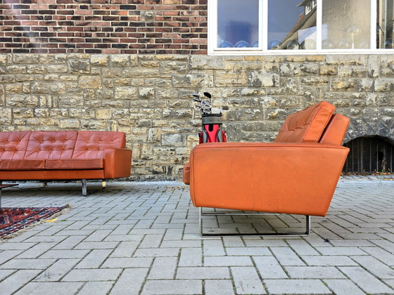 Classic 60s 70s Sofa Set Seating Group Vintage Couch Mid Century – Couches, Leather (photo 8 of 12)