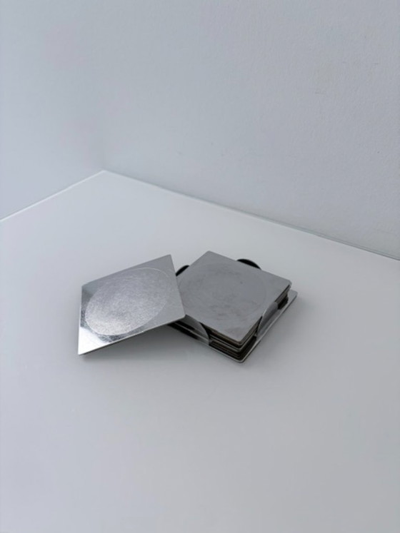 Ikea Groggy Sottobicchieri (6 pezzi) nel supporto – Accessori da tavola, rvs (photo 4 of 10)