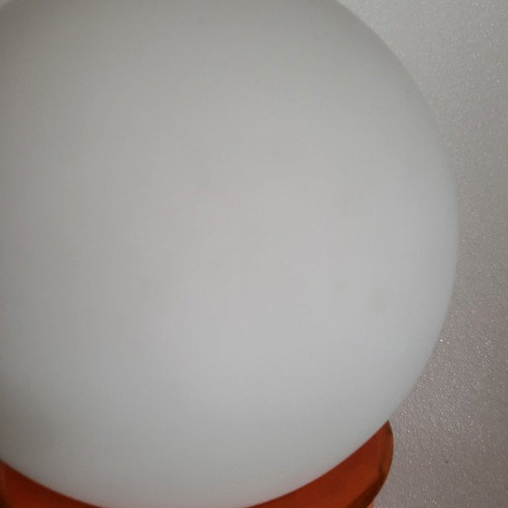 Image 1 of Lampe a poser en céramique orange  space age,1960-70, West Germany 