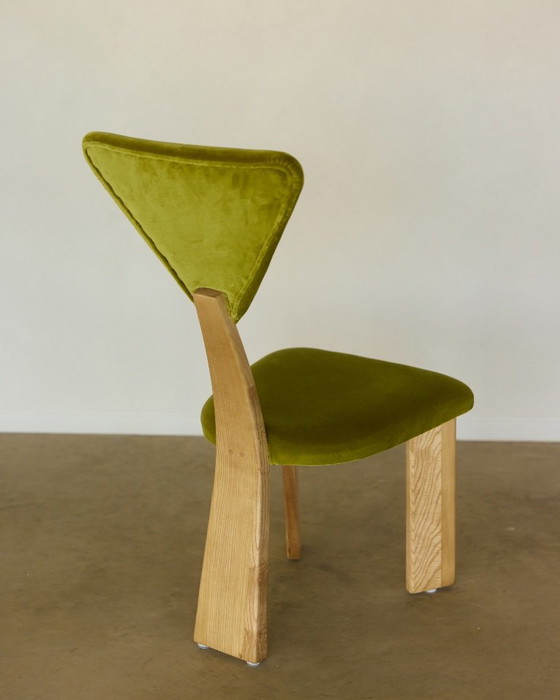 Hipnos & Nicte Home, Vannia Inverse Design Chair | Olive Green Velvet, Dining chairs, Wood (photo 5 of 5)