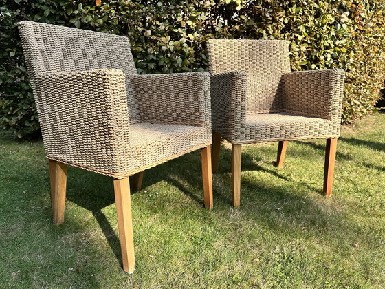 Image 1 of Taburetes de salón de ratán