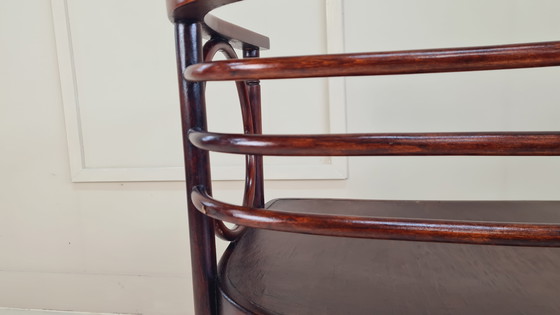 Image 1 of Fledermaus" Sofa
A rare version of the so called "Fledermaus" model sofa by Josef Hoffmann for by Mundus AG. 