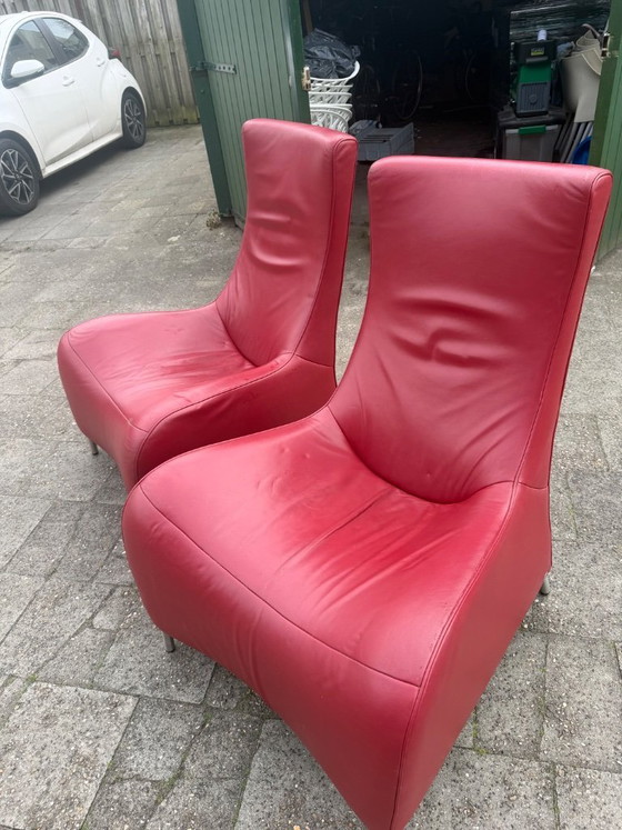 Image 1 of De Sede stoelen ds264 rood