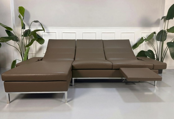 Image 1 of Brühl Tomo Designer Sofa Couch Braun Leder Ausstellungsstück