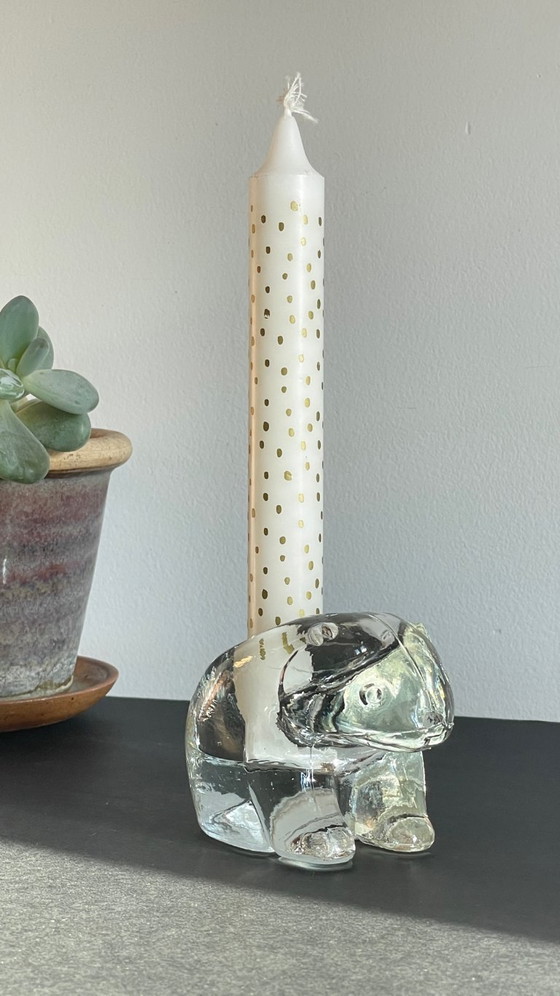 Image 1 of BOUGEOIR Ours Polaire CRISTAL Vintage