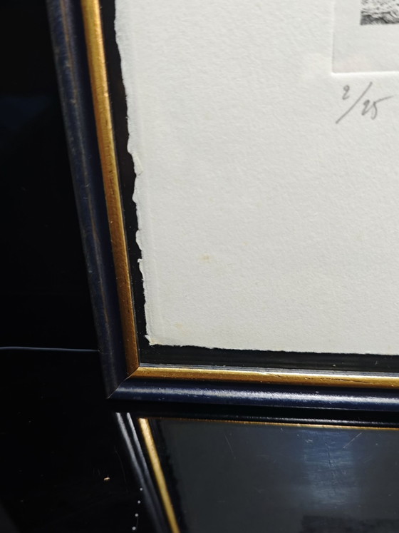 Mythe van Oannes, lithografie De ruwe steen, Litho's & Zeefdrukken, Glas, Papier, Wit (foto 13 van 15)