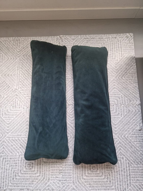 Divano a 3 posti in velluto verde – made, Divani 3 posti, Textile (photo 10 of 12)
