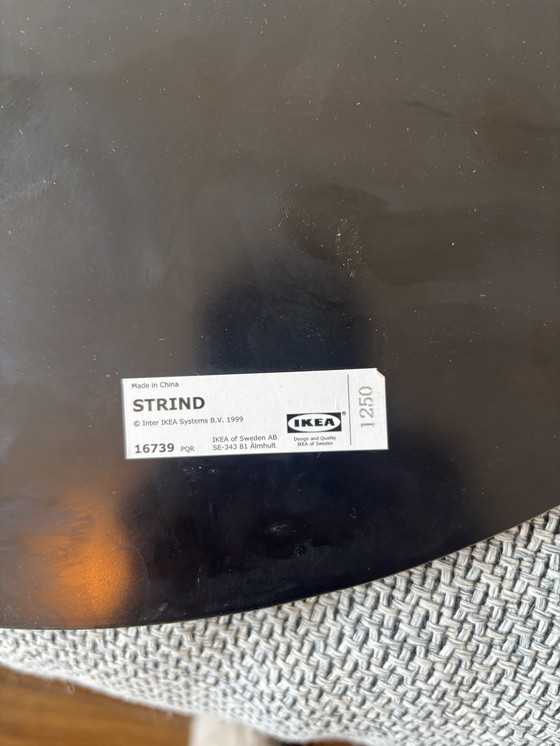 Image 1 of Vintage Ikea Strind zwart 90s
