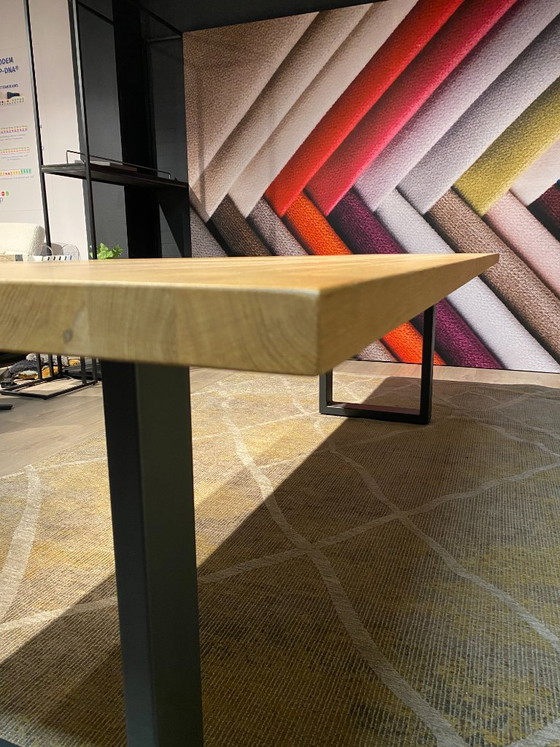 Eiken eettafel - 260x100 4cm massief – Nouvion, Wood, Iron (photo 8 of 8)