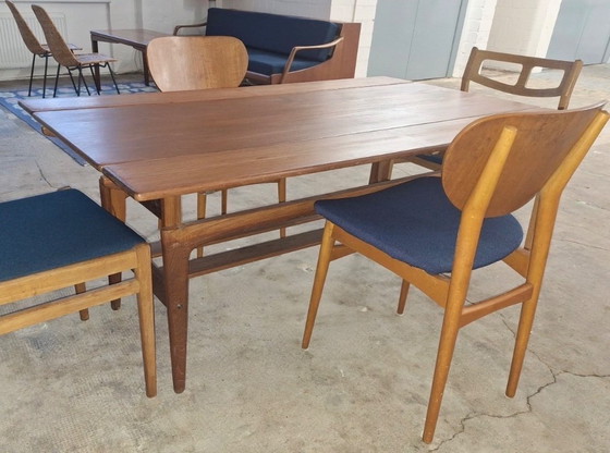 Image 1 of Teak Metamorphic Dining Table by Kai kristiansen, Denmark, 1960s