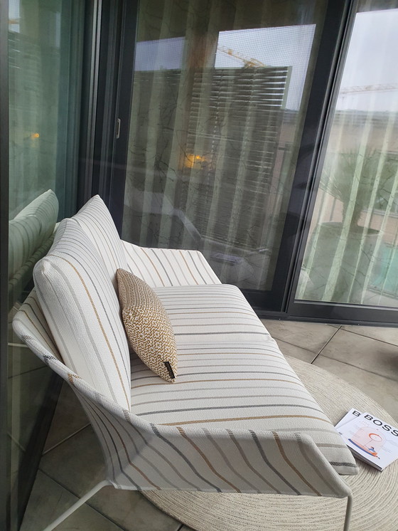 Image 1 of Design autentico - Divano (da esterno) di Sergio Bicego per Saba Italia (2 posti) incl. cuscino di design