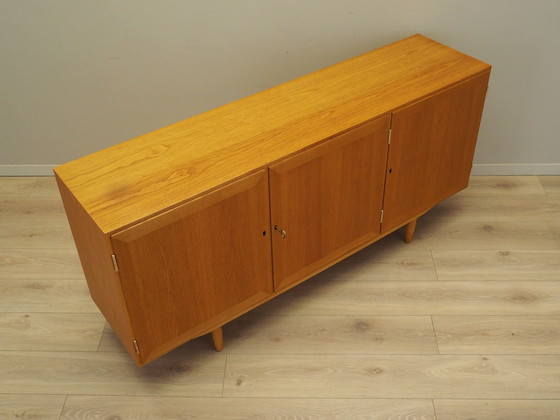 Image 1 of Sideboard aus Esche, Dänisches Design, 1970er Jahre, Designer: Carlo Jensen, Herstellung: Hundevad