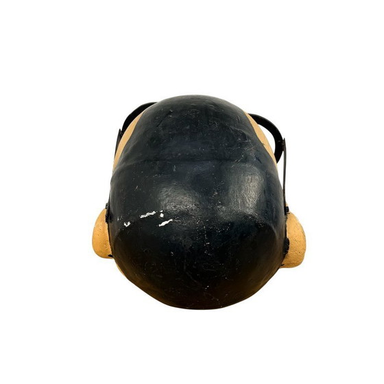 Image 1 of Testa da clown da carnevale vintage – grande decorazione in fibra di vetro per sfilate