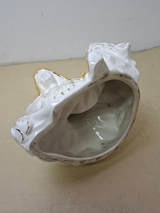 Image 1 of Escultura de cerámica samurai sentado - Italia 1970