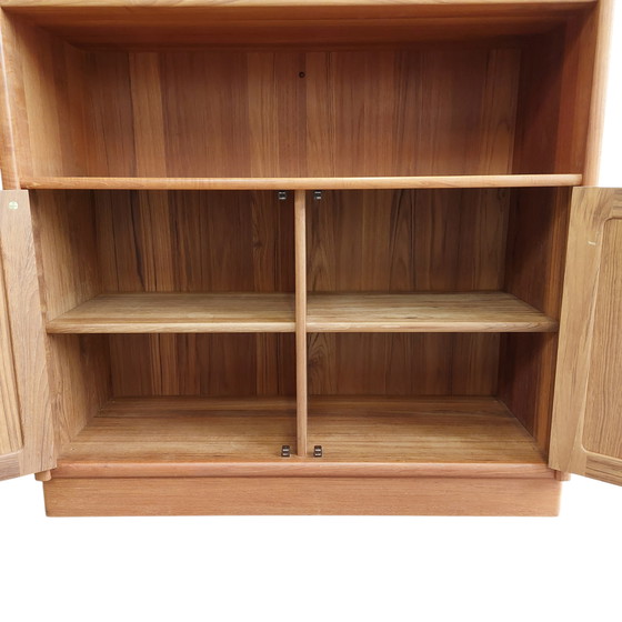 Image 1 of Vintage Dyrlund display cabinet, arched cabinet with lighting
