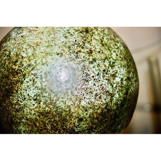 Image 1 of Vintage ceramic vase by René and Madeleine de Valence for La grange aux potiers, 1950s