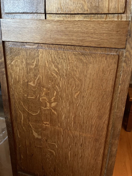 Image 1 of French oak cabinet from around 1920