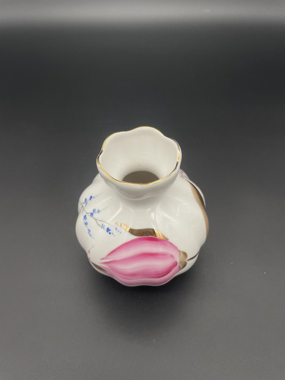 Lomonosov LFZ Vase “Tulip” – Pink Tulips, St. Petersburg – Porcelain (photo 5 of 6)
