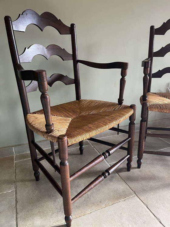 Image 1 of Brutalistische antieke fauteuils