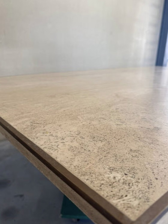 Vintage Travertine Dining Table Willy Rizzo – Stone (photo 2 of 6)