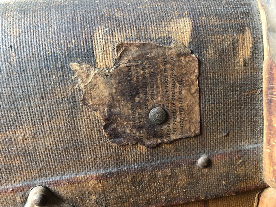 Image 1 of Table hutkoffer vintage