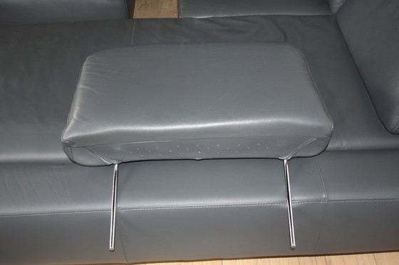 Image 1 of Ledersofa Loop Willi Schillig Mit Hocker Ledercouch Schlafsofa Couch Sofa Ecksofa