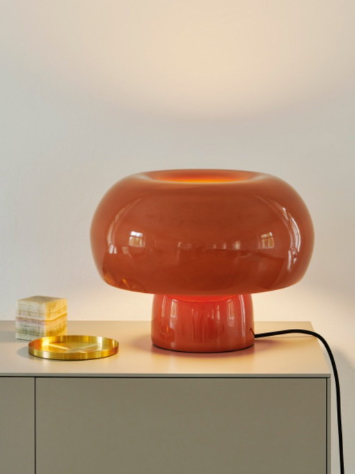 favius ​​FONTE table lamp, caramel brown