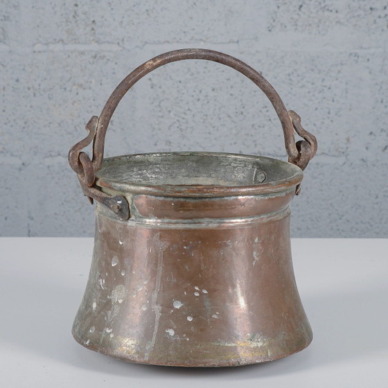 Bol-Seau en Cuivre du XXe Siècle – Objets déco, Rustic (photo 5 of 8)