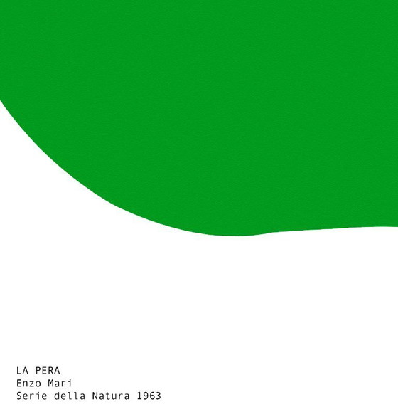 Image 1 of La Pera - Enzo Mari Serie della Natura 1963 - Poster 70 x 100 cm