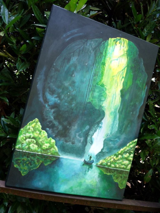 Tableau acrylique Peinture originale Pièce unique
