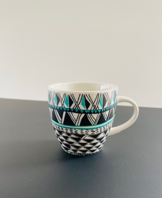 Image 1 of Set di 4 tazze di design finlandese con grafica