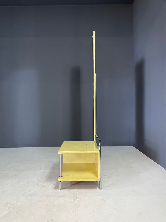 Image 1 of Bauhaus Dressing Table Mirror Wood Metal Glass Slezák 1930s Czechoslovakia